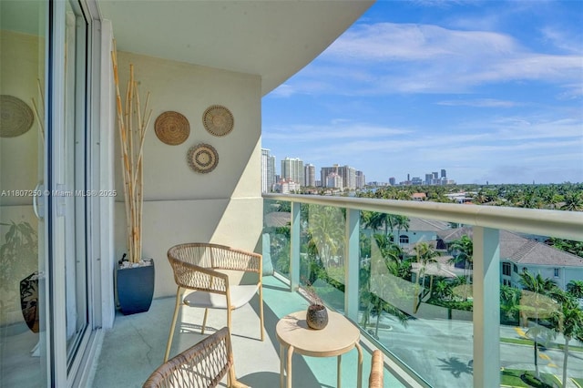 19380 Collins Ave Unit 718, Sunny Isles Beach, FL 33160 - balcony featuring a view of skyline