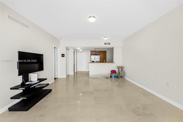 1755 E Hallandale Beach Blvd Unit 1604E, Hallandale Beach, FL 33009 - unfurnished living room with baseboards