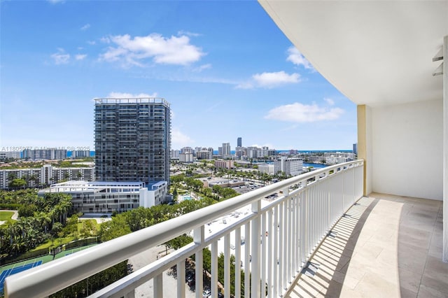 1755 E Hallandale Beach Blvd Unit 1604E, Hallandale Beach, FL 33009 - balcony featuring a city view
