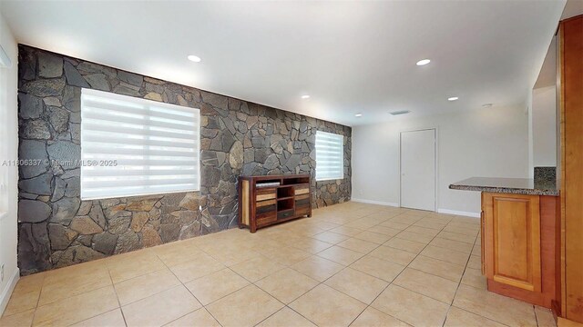 5301 SW 111th Ave, Miami, FL 33165 - unfurnished living room featuring light tile patterned floors