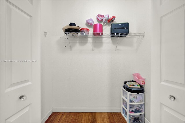 557 SE 37th Pl, Homestead, FL 33033 - spacious closet with wood finished floors