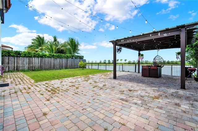 557 SE 37th Pl, Homestead, FL 33033 - view of patio / terrace with a water view