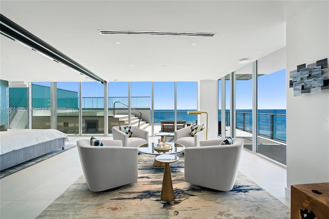 2200 N Ocean Blvd Unit N1102, Fort Lauderdale, FL 33305 - living room with a water view and floor to ceiling windows