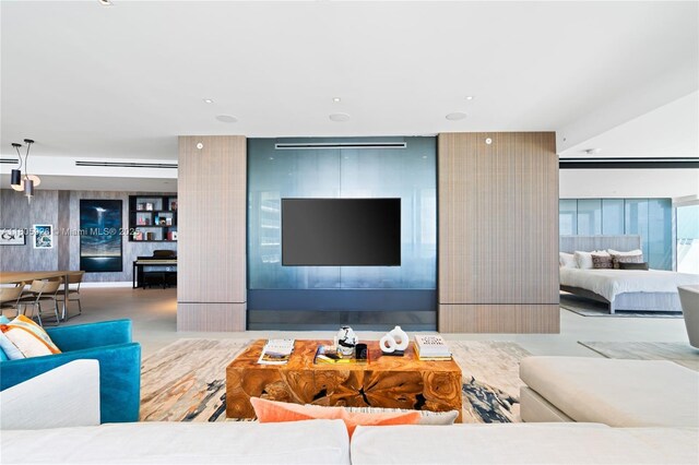 2200 N Ocean Blvd Unit N1102, Fort Lauderdale, FL 33305 - living room featuring concrete flooring