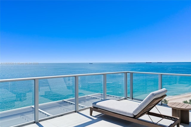 2200 N Ocean Blvd Unit N1102, Fort Lauderdale, FL 33305 - balcony featuring a water view
