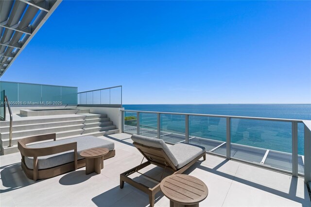 2200 N Ocean Blvd Unit N1102, Fort Lauderdale, FL 33305 - balcony featuring a water view
