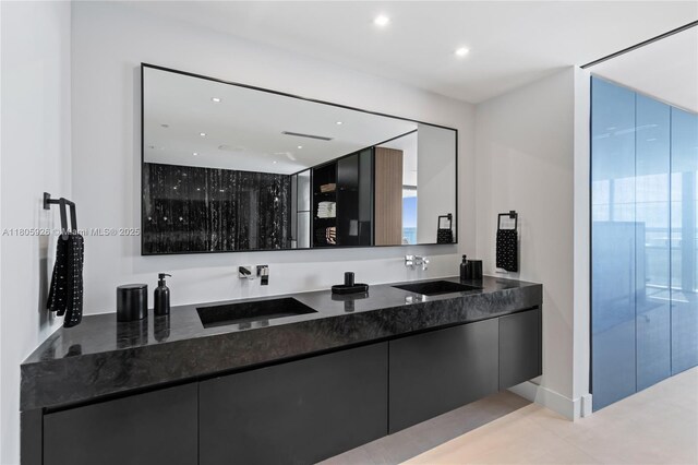 2200 N Ocean Blvd Unit N1102, Fort Lauderdale, FL 33305 - full bath featuring double vanity and recessed lighting