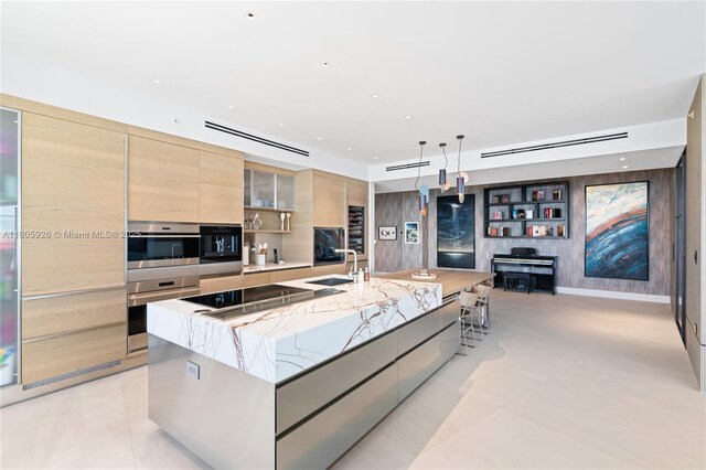 2200 N Ocean Blvd Unit N1102, Fort Lauderdale, FL 33305 - dining area with plenty of natural light, floor to ceiling windows, and a water view