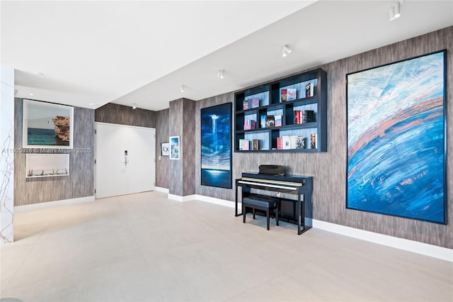 2200 N Ocean Blvd Unit N1102, Fort Lauderdale, FL 33305 - foyer with wooden walls and baseboards
