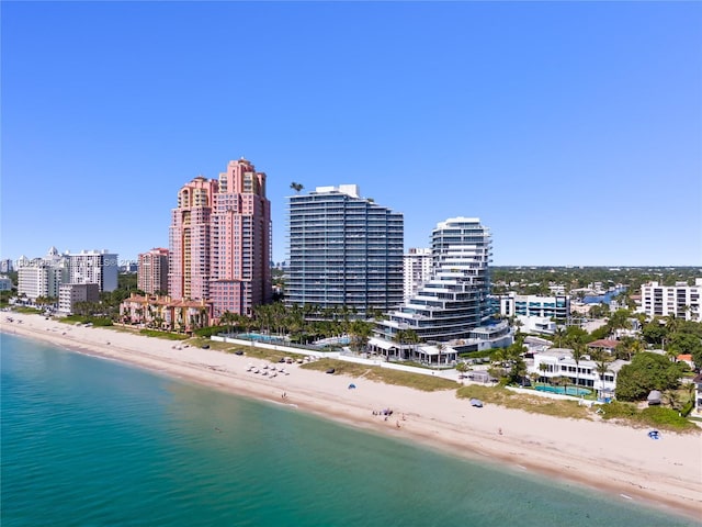 2200 N Ocean Blvd Unit N1102, Fort Lauderdale, FL 33305 - drone / aerial view of unending shoreline and city skyline