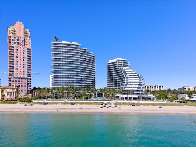 2200 N Ocean Blvd Unit N1102, Fort Lauderdale, FL 33305 - water view featuring local beach and nearby urban area