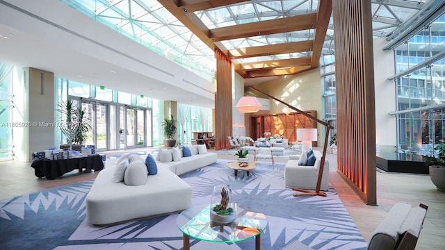 2200 N Ocean Blvd Unit N1102, Fort Lauderdale, FL 33305 - lobby featuring a towering ceiling