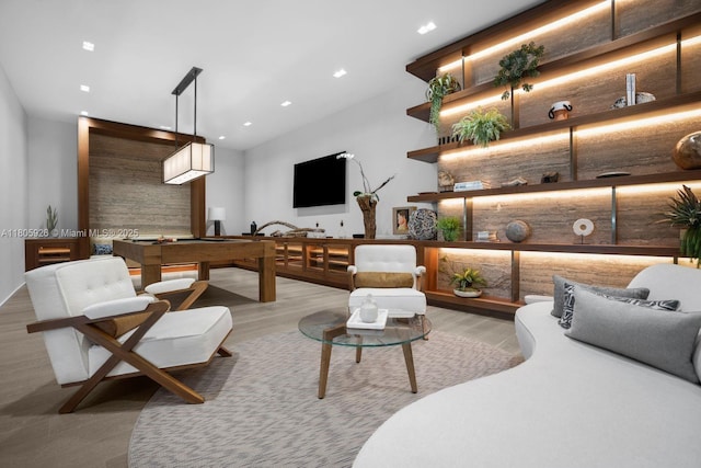 2200 N Ocean Blvd Unit N1102, Fort Lauderdale, FL 33305 - living room with wood finished floors and recessed lighting