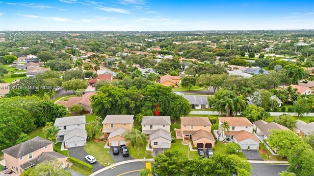 349 NW 207th Ave, Pembroke Pines, FL 33029 - aerial perspective of suburban area