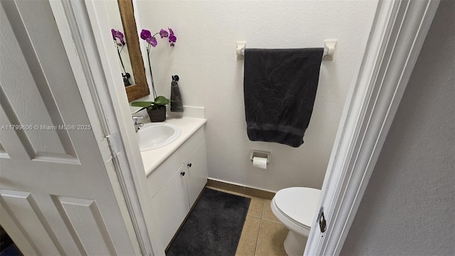 10846 SW 240th Ln, Homestead, FL 33032 - bathroom featuring vanity, toilet, and tile patterned floors