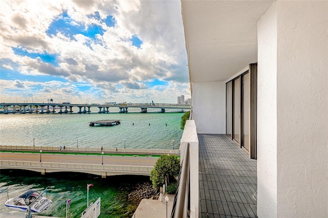 555 NE 15th St Unit 603, Miami, FL 33132 - water view featuring a notable bridge