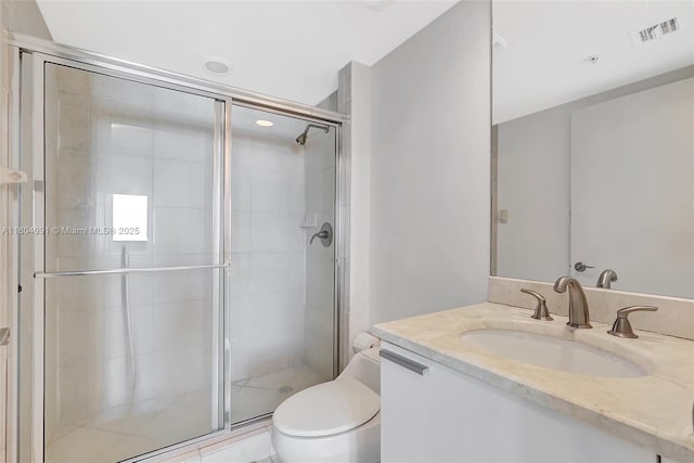 14951 Royal Oaks Ln Unit 1406, North Miami, FL 33181 - bathroom with toilet, vanity, and a shower stall