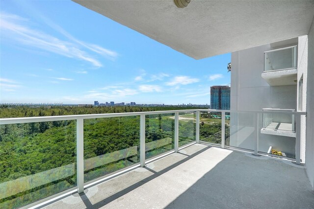 14951 Royal Oaks Ln Unit 1406, North Miami, FL 33181 - balcony featuring a view of city