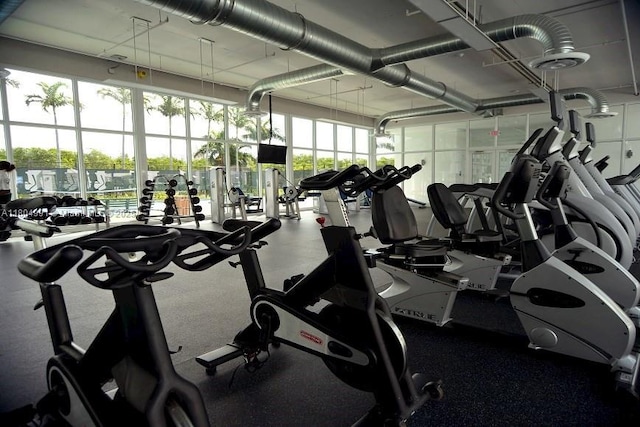 14951 Royal Oaks Ln Unit 1406, North Miami, FL 33181 - view of workout area