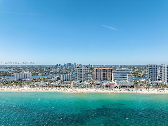 101 S Fort Lauderdale Beach Blvd Unit 1001, Fort Lauderdale, FL 33316 - view of urban area with waterfront with a beach