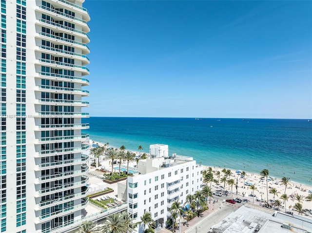 101 S Fort Lauderdale Beach Blvd Unit 1001, Fort Lauderdale, FL 33316 - water view featuring nearby beach