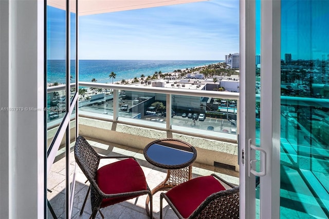 101 S Fort Lauderdale Beach Blvd Unit 1001, Fort Lauderdale, FL 33316 - balcony with a water view and a city view
