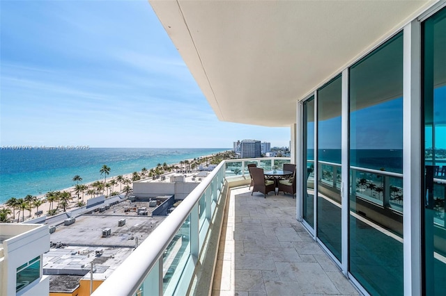 101 S Fort Lauderdale Beach Blvd Unit 1001, Fort Lauderdale, FL 33316 - balcony featuring a water view