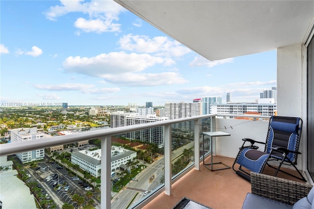 3140 S Ocean Dr Unit 2310, Hallandale Beach, FL 33009 - balcony featuring a view of city