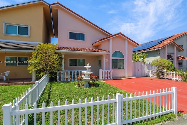 7891 SW 9th Ter, Miami, FL 33144 - view of front of house featuring a tile roof and stucco siding