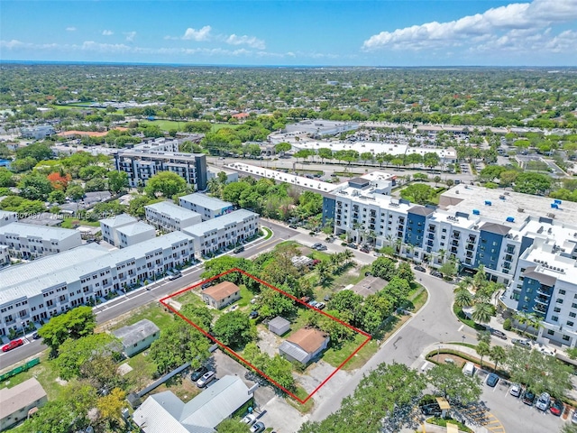 18161 SW 98th Ct, Palmetto Bay, FL 33157 - aerial view of property and surrounding area with property boundaries highlighted