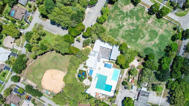 7850 NW 53rd Ct, Lauderhill, FL 33351 - aerial view of property and surrounding area with a pool area