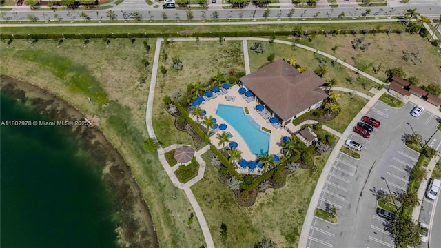 10260 SW 228th Ter Unit 10260, Miami, FL 33190 - aerial view of property's location with a pool area