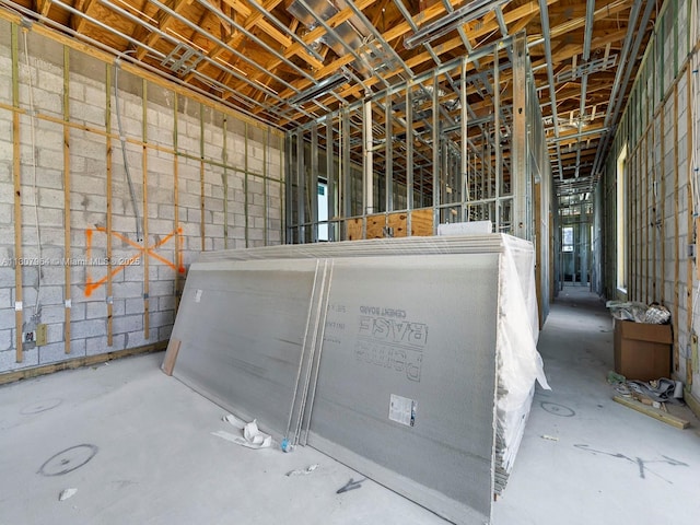 8275 SW 93rd St, Miami, FL 33156 - misc room with unfinished concrete floors