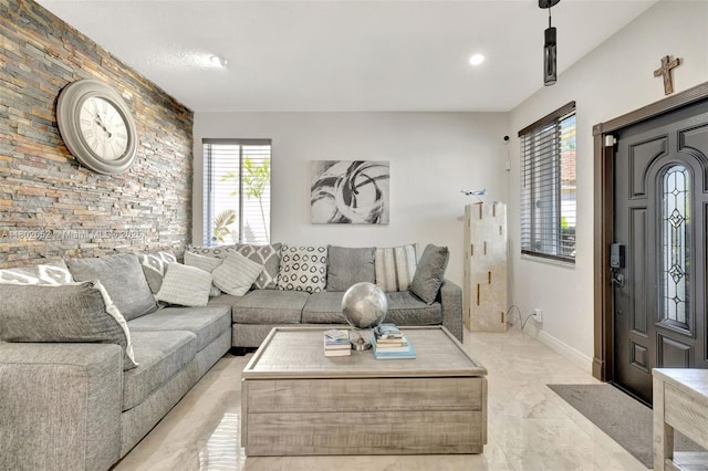1317 Majesty Ter, Weston, FL 33327 - living room with recessed lighting and baseboards