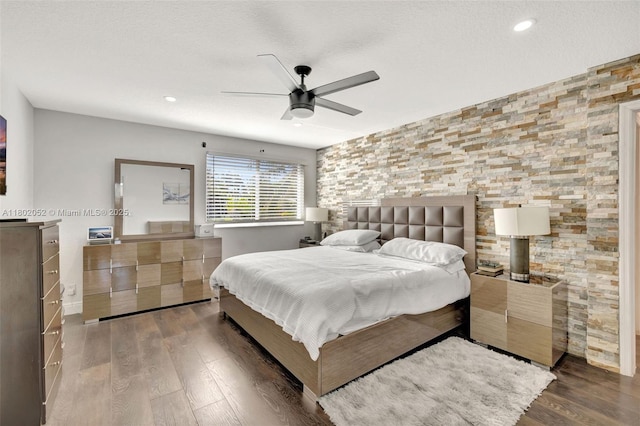 1317 Majesty Ter, Weston, FL 33327 - bedroom with wood finished floors, recessed lighting, ceiling fan, and baseboards