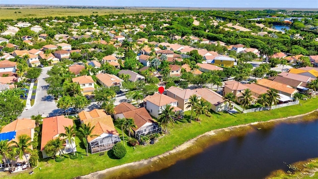 1317 Majesty Ter, Weston, FL 33327 - aerial perspective of suburban area featuring a large body of water