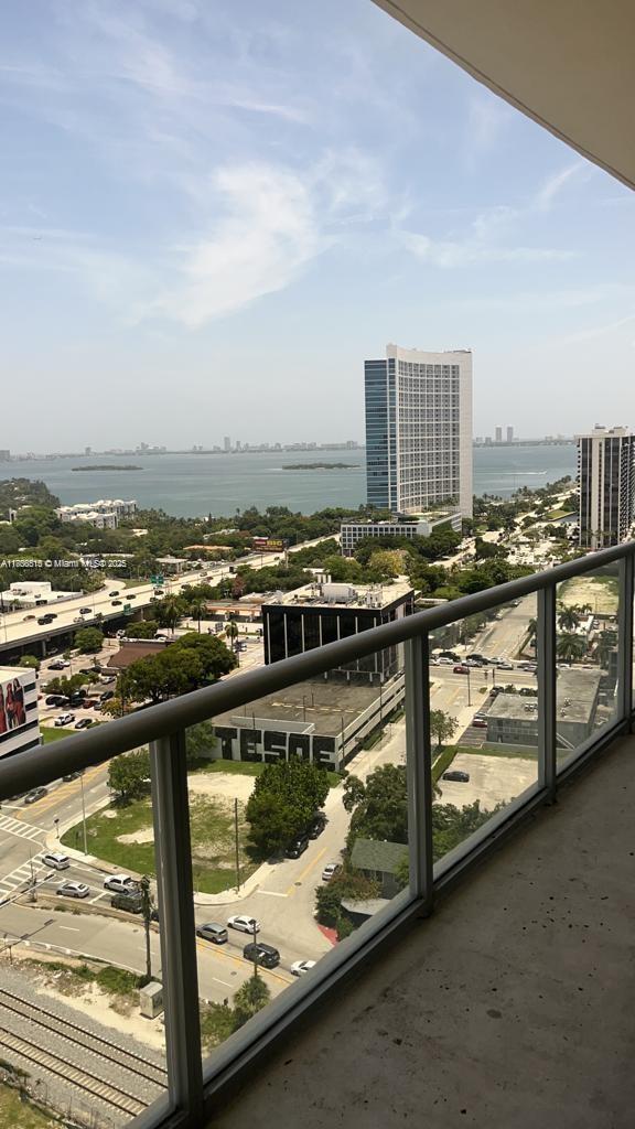 3470 E Coast Ave Unit H2003, Miami, FL 33137 - balcony featuring a water view and a city view