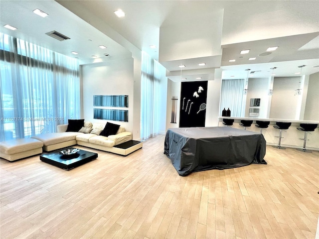 350 S Miami Ave Unit 3013, Miami, FL 33130 - living room with light wood-type flooring