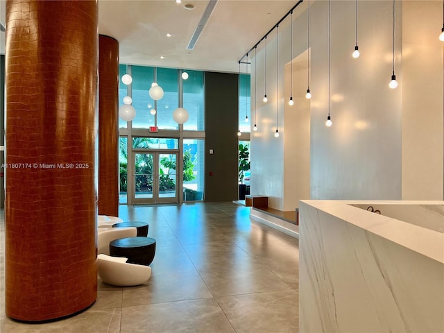 350 S Miami Ave Unit 3013, Miami, FL 33130 - building lobby with floor to ceiling windows