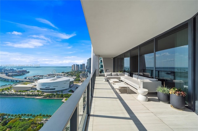 1000 Biscayne Blvd Unit 3201, Miami, FL 33132 - balcony with a water view