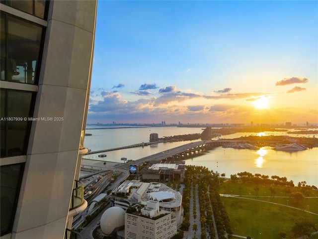 1000 Biscayne Blvd Unit 3201, Miami, FL 33132 - water view with a notable bridge and nearby urban area