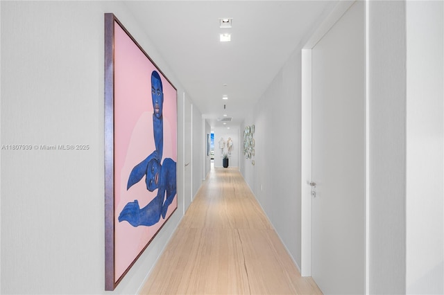 1000 Biscayne Blvd Unit 3201, Miami, FL 33132 - corridor with light wood-style flooring and baseboards