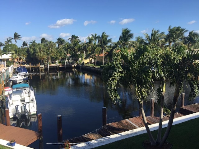 301 E Mcnab Rd Unit 205, Pompano Beach, FL 33060 - dock with a water view