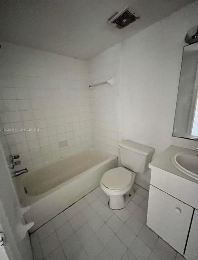 2421 NW 56th Ave Unit 2-202, Lauderhill, FL 33313 - bathroom with tile patterned flooring, vanity, toilet, and shower / bath combination