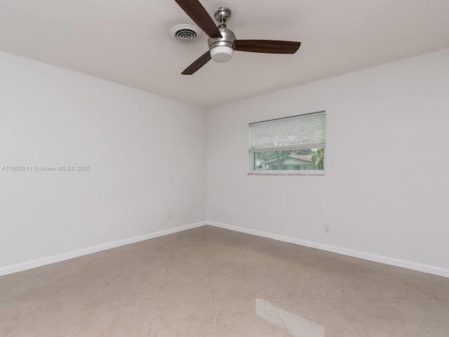 870 NE 182nd St, North Miami Beach, FL 33162 - spare room with ceiling fan and baseboards
