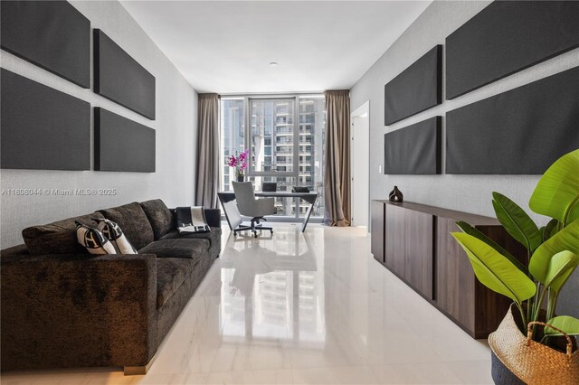 300 Biscayne Blvd Way Unit 3104, Miami, FL 33131 - living area with expansive windows