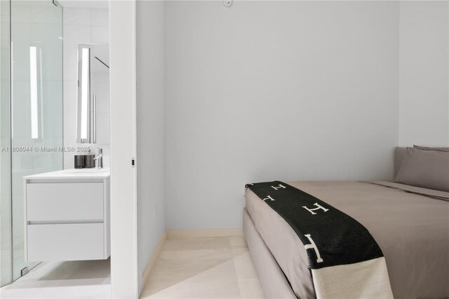 300 Biscayne Blvd Way Unit 3104, Miami, FL 33131 - bedroom with a sink and baseboards