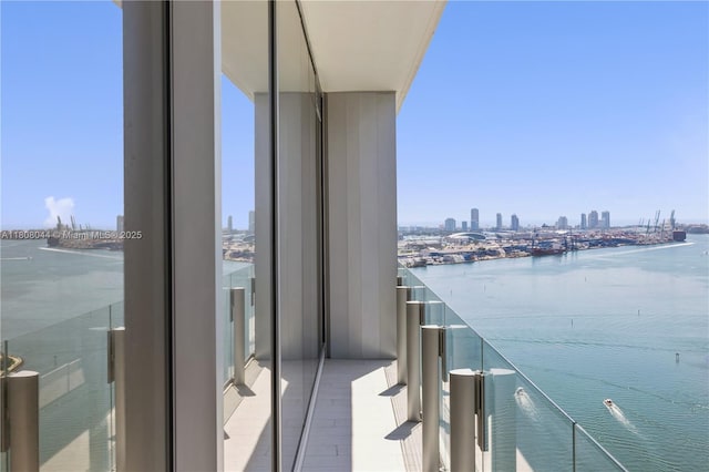 300 Biscayne Blvd Way Unit 3104, Miami, FL 33131 - balcony with a view of skyline and a water view