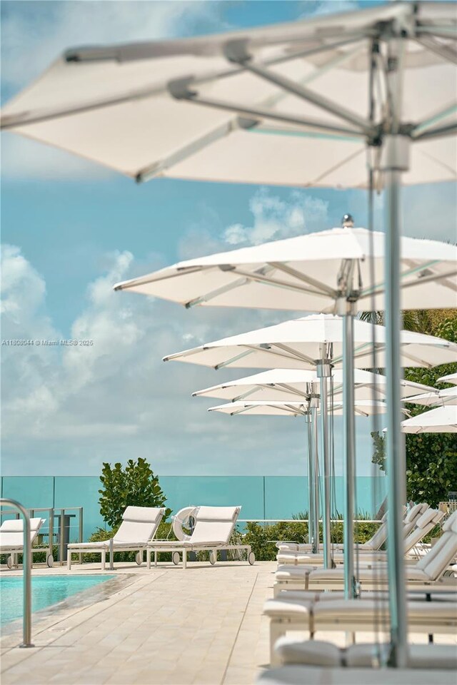 300 Biscayne Blvd Way Unit 3104, Miami, FL 33131 - community pool featuring a patio area and a water view