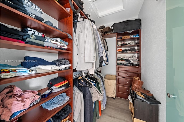 925 SW 147th Ct, Miami, FL 33194 - spacious closet featuring wood finished floors and attic access